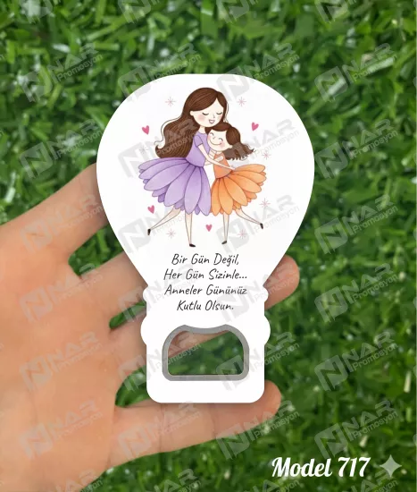 Anneler Günü Açacak Magnet - Özel Gün Sünnet, Nişan, Söz, Kına, Mevlid Hediyelik Magnetler