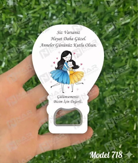 Anneler Günü Açacak Magnet - Özel Gün Sünnet, Nişan, Söz, Kına, Mevlid Hediyelik Magnetler