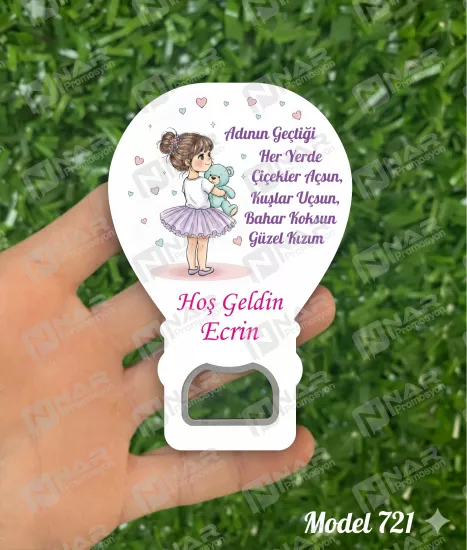 Doğum Günü Açacak Magnet - Özel Gün Sünnet, Nişan, Söz, Kına, Mevlid Hediyelik Magnetler