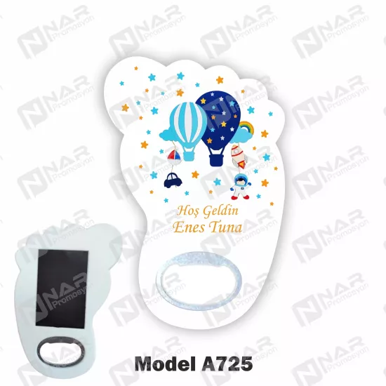 Doğum Günü Ayak Açacak Magnet - Özel Gün Sünnet, Nişan, Söz, Kına, Mevlid Hediyelik Magnetler