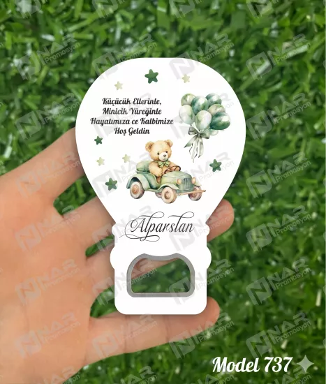 Doğum Günü Açacak Magnet - Özel Gün Sünnet, Nişan, Söz, Kına, Mevlid Hediyelik Magnetler