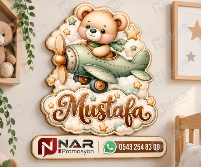 4 mm MDF’den Uv Baskılı Kapı Süsleri