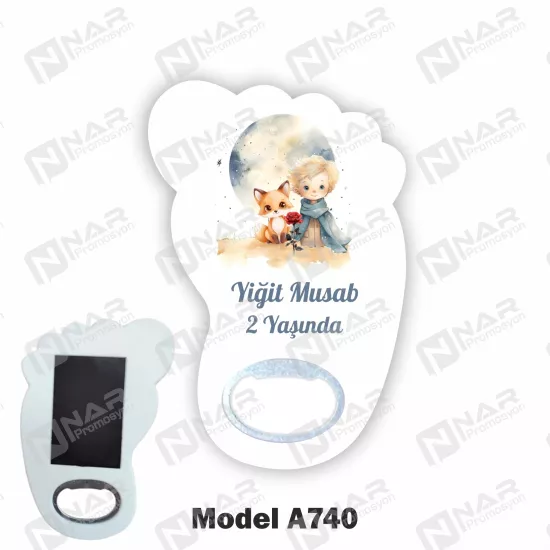 Doğum Günü Ayak Açacak Magnet - Özel Gün Sünnet, Nişan, Söz, Kına, Mevlid Hediyelik Magnetler