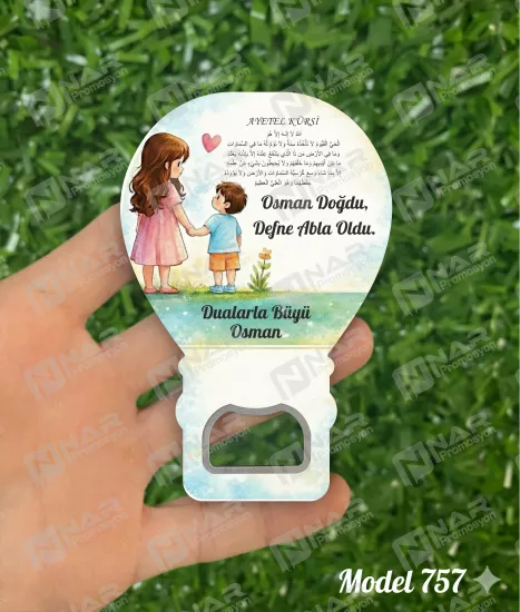 Doğum Günü Açacak Magnet - Özel Gün Sünnet, Nişan, Söz, Kına, Mevlid Hediyelik Magnetler