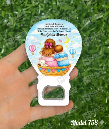 Doğum Günü Açacak Magnet - Özel Gün Sünnet, Nişan, Söz, Kına, Mevlid Hediyelik Magnetler
