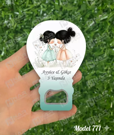 Doğum Günü Açacak Magnet - Özel Gün Sünnet, Nişan, Söz, Kına, Mevlid Hediyelik Magnetler