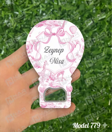 Kişiye Özel Balon Açacak Magnet | Nikah, Söz, Nişan, Sünnet, Mevlid Hediyeliği