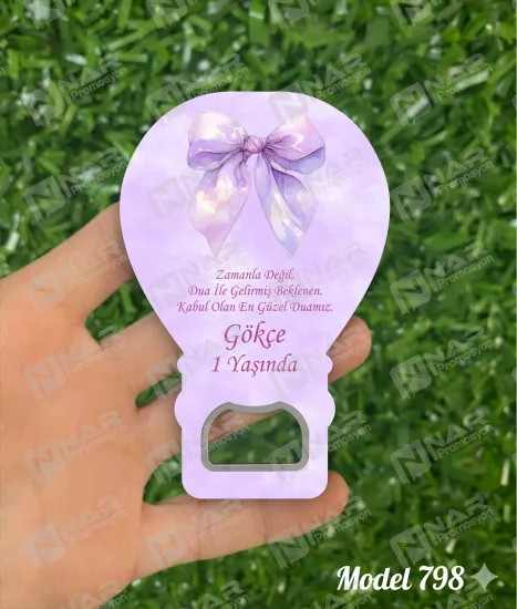 Kişiye Özel Açacak Magnet, Balon Magnet | Nikah, Söz, Nişan, Sünnet, Mevlid Hediyeliği