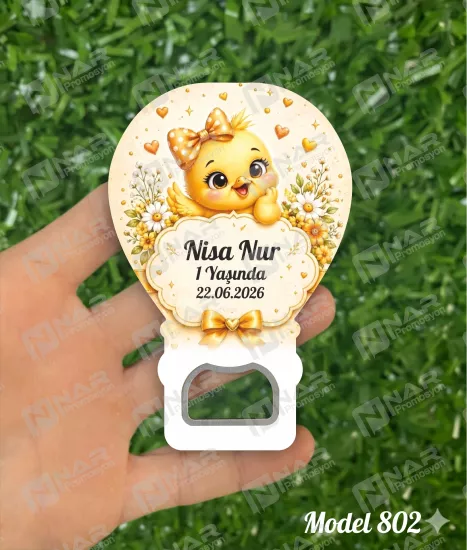 Kişiye Özel Açacak Magnet, Balon Magnet | Nikah, Söz, Nişan, Sünnet, Mevlid Hediyeliği