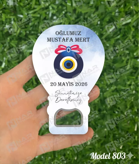 Kişiye Özel Açacak Magnet, Balon Magnet | Nikah, Söz, Nişan, Sünnet, Mevlid Hediyeliği
