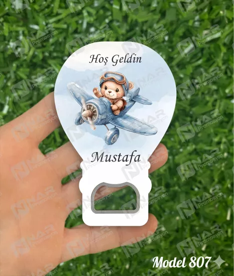 Kişiye Özel Açacak Magnet, Balon Magnet | Nikah, Söz, Nişan, Sünnet, Mevlid Hediyeliği