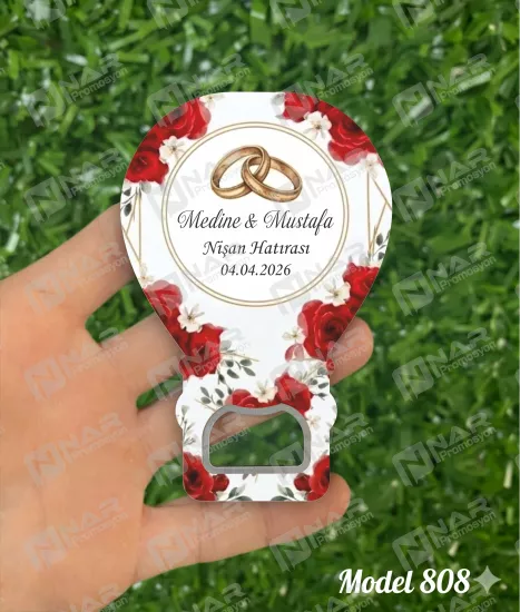 Kişiye Özel Açacak Magnet, Balon Magnet | Nikah, Söz, Nişan, Sünnet, Mevlid Hediyeliği
