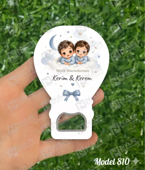 Kişiye Özel Açacak Magnet, Balon Magnet | Nikah, Söz, Nişan, Sünnet, Mevlid Hediyeliği