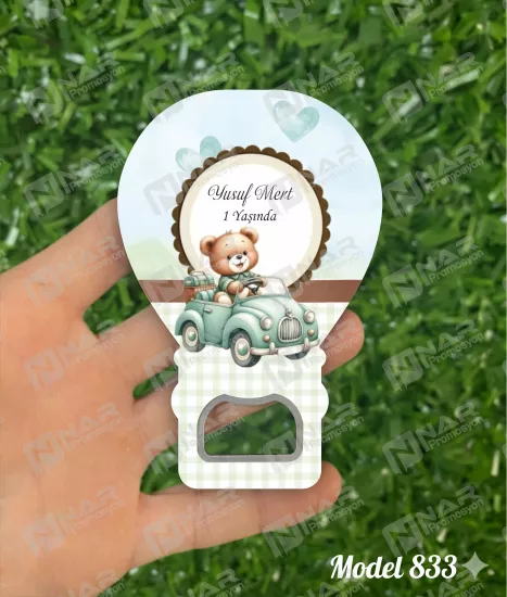 Kişiye Özel Açacak Magnet, Balon Magnet | Nikah, Söz, Nişan, Sünnet, Mevlid Hediyeliği
