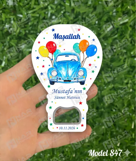 Kişiye Özel Açacak Magnet, Balon Magnet | Nikah, Söz, Nişan, Sünnet, Mevlid Hediyeliği