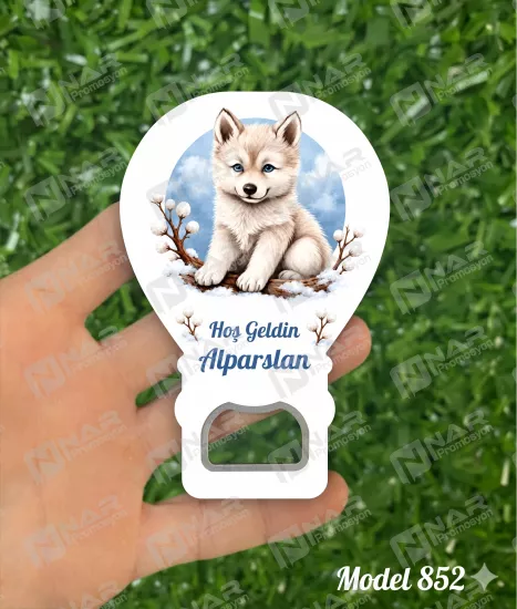 Kişiye Özel Açacak Magnet, Balon Magnet | Nikah, Söz, Nişan, Sünnet, Mevlid Hediyeliği