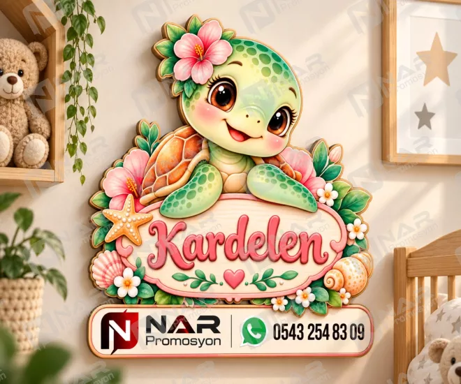 4 mm MDF’den Uv Baskılı Kapı Süsleri