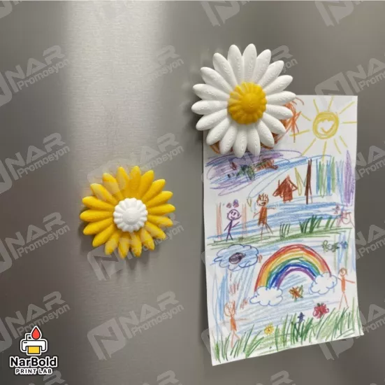 Mıknatıslı Kedi, Köpek Patisi Dekor Ürünü - Karışık Renkli