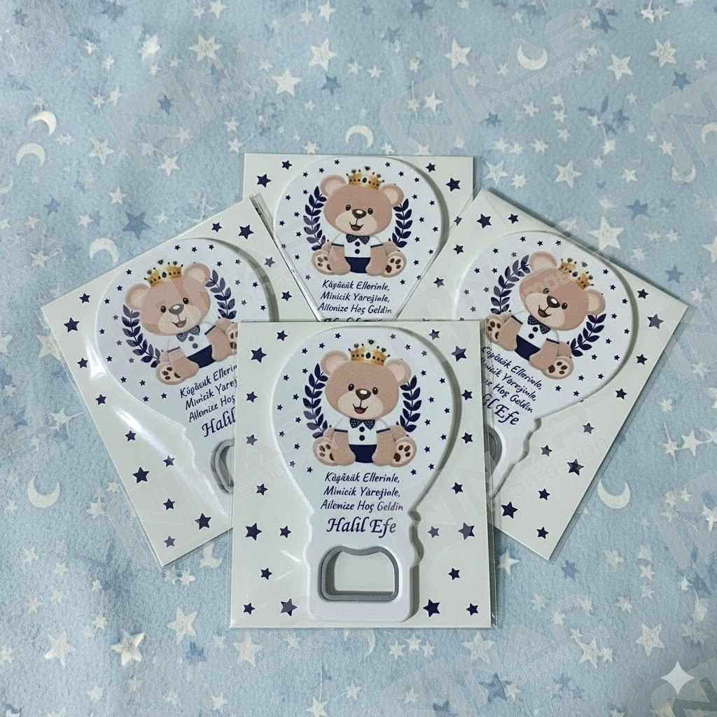 Kartlı Balon Açacak Magnet 